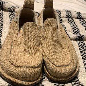 Simple shoes green toe size 7